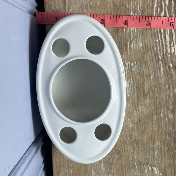 Vtg 1995 Portmeirion Harvest Blue Delft Toothbrush Holder Angharad Menna England - Picture 8 of 14